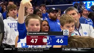 Kentucky Wildcats vs Colgate Raiders || NCAA D1 Men's Basketball || December 11, 2024