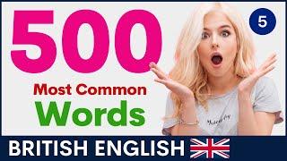 TOP 500 Common English Words Part 5 | British Vocabulary and Pronunciation