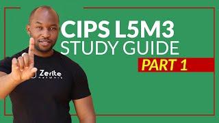 CIPS L5M3 Study guide Managing contractual risks PART 1