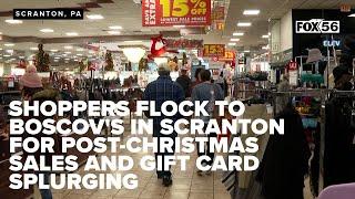 Shoppers flock to Boscov's in Scranton for post-Christmas sales and gift card splurging