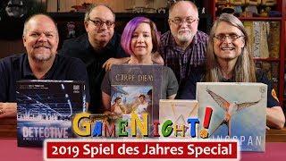 GameNight! 2019 Spiel des Jahres and Kennerspiel des Jahres Special