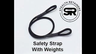 Stealth Retainers - How to use our Safety Strap with our Stainless Weight Set- Restore Your Foreskin