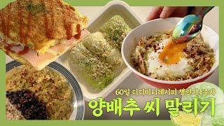 22kg 감량 9년차 유지어터가 배 부르게 살 빠진 일등공신! 양배추로 만드는 맛있는 다이어트 레시피 모음집.