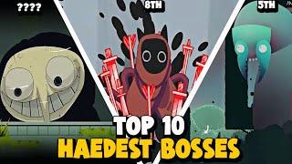 TOP 10 HARDEST BOSSES IN KYLE THOMPSON GAMES