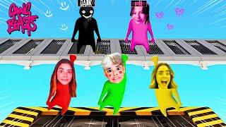 DARK e FÃ LOUCA Vs SÓ POR CAUSA no GANG BEASTS! - Estevão, Milla e Milly #soporcausa