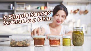 一分钟开饭大法！懒人必备灵魂酱料，全都拿去！ 5 Simple Sauces for Meal Prep Ideas   丨曼食慢语