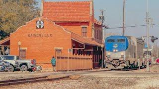 Railfanning North Texas, Gainesville,Texas on the Fort Worth subdivision. 2.16.25