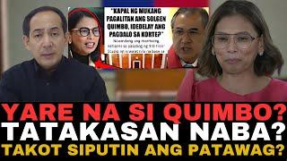 QUIMBO HINDI NA DAW MAHAGILAP TATAKAS NA NGA BA? PETISYON NI VP SARA GUSTONG IPABASURA?