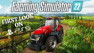 FS22 FIRST LOOK AND GAMEPLAY ON PS5 | FIRST IMPRESSIONS | Farming Simulator 22. (PS5 Gameplay)