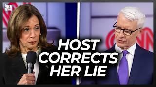 Watch Kamala Harris Get Angry as CNN Host Calmly Corrects Her Lie