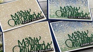 3D Embossing Folder 2 Ways | AmyR Christmas 2020 Series #18