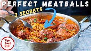 3 Secrets To Making The Perfect Meatballs | THE FOOD-DEE BASICS