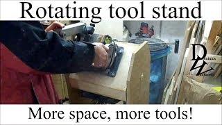 Rotating tool stand