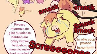 Fluffy Pony Abuse Stupid fluffy (art by EllenAliens, voiceover by gayroommate)