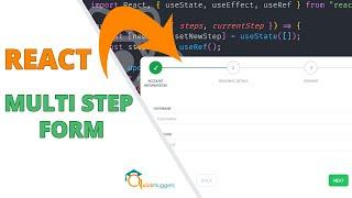 Multi-Step Form with React and Tailwind CSS (Customizable)