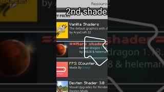 can someone tell me the problem why the shader is not working? #shorts #minecraft #subscribe