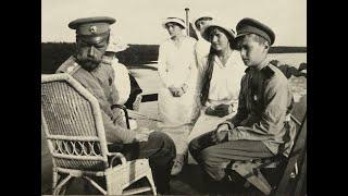 Tsar Nicholas and his family, Mogilev in 1916.