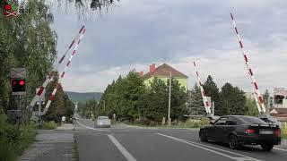 Železničné priecestie Snina mesto #2 (SK) - 1.8.2019 / Železniční přejezd / Railroad crossing