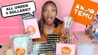 HUGE TEMU Beginner Nail Haul! | Affordable nail supply haul