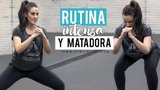 Rutina intensa y matadora de piernas | 20 minutos GymVirtual