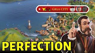 Civ 6 | I Created A Perfect Spanish GIGA City!!! (#2 Spain Civilization VI)