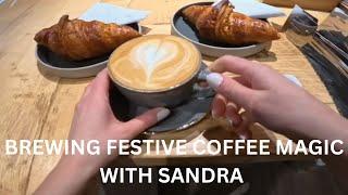 Christmas Magic at Genius Coffee Roasters in London. POV Experience of Sandra's Brewing