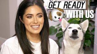 GET READY WITH US! // Rose Gold Eye Makeup // Melissa Alatorre