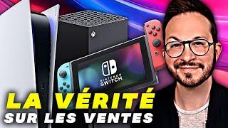 VENTES de JEUX VIDÉO  La VÉRITÉ sur PlayStation, Xbox et Nintendo, les Consoles et le PC