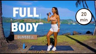 15 Minute Full Body Dumbbell Workout | Strength Training to Build Muscle | The Modern Fit Girl