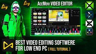 Best Video Editing Software For Low End Pc | Tuneskit AceMovi Video Editor | Beginners Guide