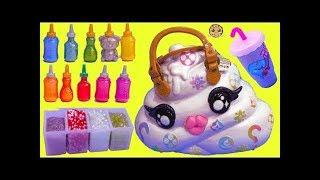 Giant Surprise Pooey Puitton Craft Bag Kit ! DIY Make Glitter + Crunchy Slime