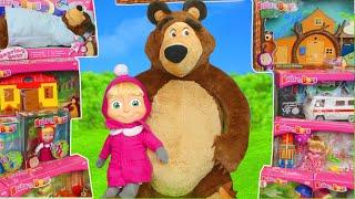 Masha et Michka peluche jouets pour enfants