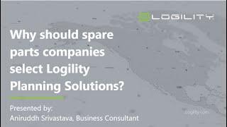 Why should spare parts companies select Logility Planning Solutions?