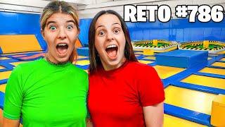 24 HORAS EN UN PARQUE DE TRAMPOLINES FT. DELFI PALLADINO