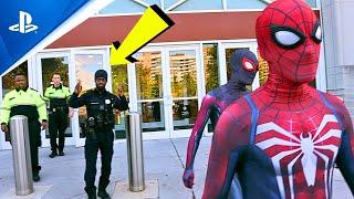 PS5 SPIDER-MEN KICKED OUT OF A MALL!!!