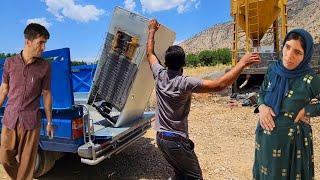 ️Educational supplies for rural children  ‍‍‍Hasan takes his children to the city