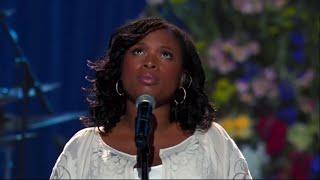 Jennifer Hudson performs “Will You Be There” at Michael Jackson’s funeral