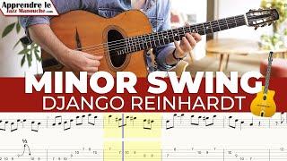 Minor Swing Django Reinhardt - Solo et tablature (Gyspy jazz free tab)