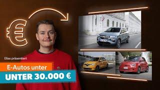 Diese Elektro-Autos gibt es neu unter 30.000 Euro | Mit Elias Holdenried | mobile.de