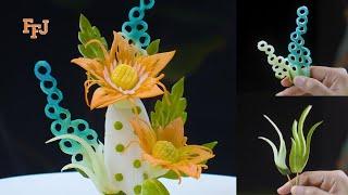 Enchanting Vegetable Flower Art Arrangements: A Visual Feast