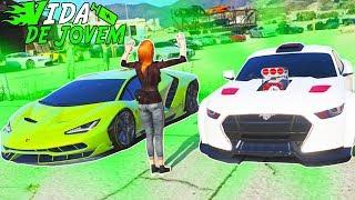 GTA 5: VIDA DE JOVEM - MUSTANG FICOU MONSTRO! NÃO TEM IGUAL! - #13