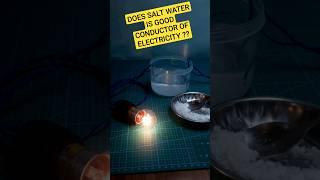 Salt water is good conductor of electricity ?