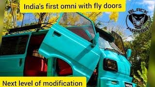 modified Omni, Garuda India's first omni with fly doors.