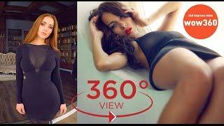 VR video girl - Lady Olga shows her beautiful girlfriend (360 degree video)