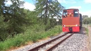 South Tynedale Railway: The No.18 (1247) 'Old Rusty' was passed through at Lintley Country Scenery.