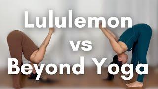 Lululemon vs Beyond Yoga Jumpsuit #yoga #lululemon #ootd #yogateacher #yogafit #lululemonhaul