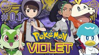 Paldea Region! - POKÉMON VIOLET Part #01 - Switch Gameplay Playthrough No Commentary