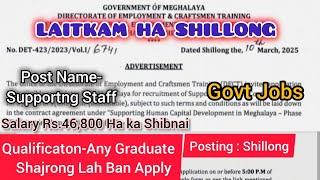 LAITKAM HA SHILLONG//Tang Ki Nong Meghalaya Ki Ioh Ban Apply//Kynthei bad Shynrang 