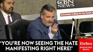 Ted Cruz Gets Interrupted During Hearing By Anti-Israel Protester—Then He Responds