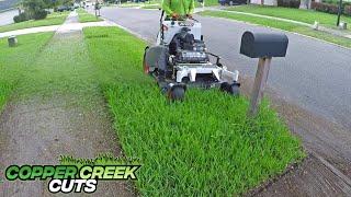 It's Winter But Florida Is Like: "MOWING TALL GRASS IS ODDLY SATISFYING"